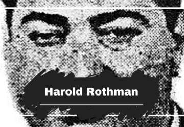 On This Day in 1948 Harold Rothman was Killed Aged 38